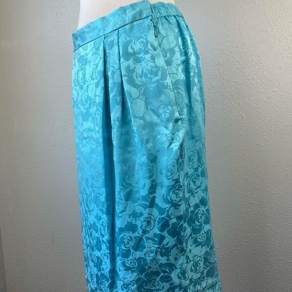 Vintage 80s Papell Petites Silk Jacket & Skirt EUC - Picture 12 of 14
